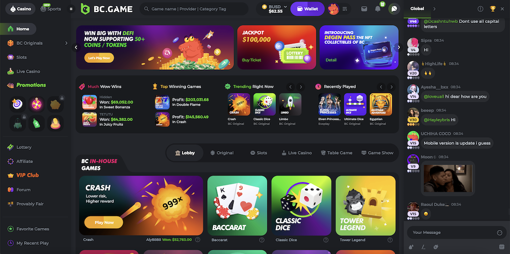 BC.Game Cryptocurrency Casino Unleash the Potential of Crypto Gaming